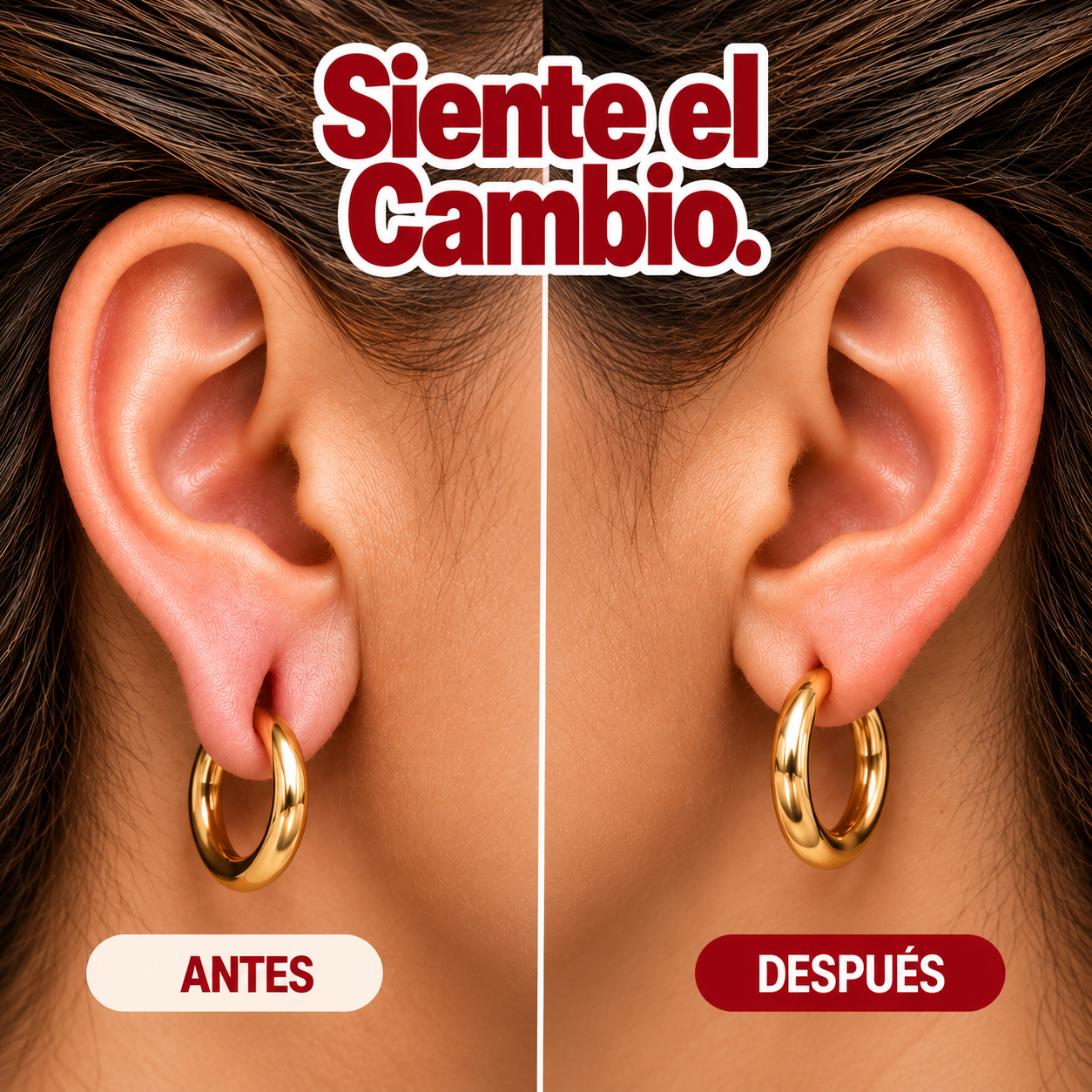 Decena™ Soporte Invisible para Lóbulos